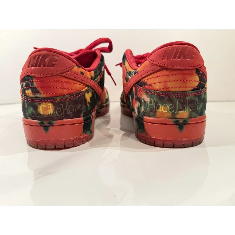 The Wizard of Oz x Nike Dunk SB Low Poppy Field Red Sneakers Size 10.5